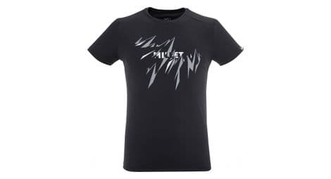 Camiseta millet rock point negra para hombre