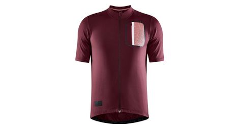 Maillot craft adv offroad rouge homme