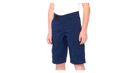 100% ridecamp blue kids shorts