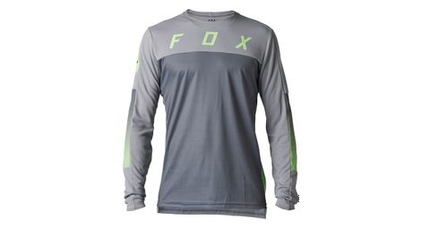 Maillot manches longues fox defend cekt light gris