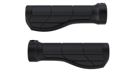 Paire de Grips Ergonomiques VTT Trek Ergonomic Comp Noir