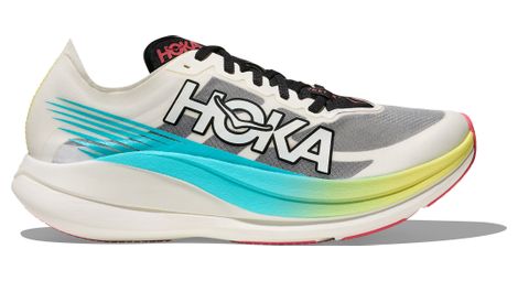 Zapatillas hoka rocket x 2 blanco/multicolor unisex