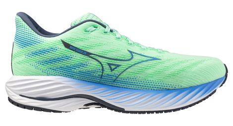 Zapatillas de running mizuno wave rider 28 verde/azul hombre