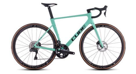 Vélo de route cube litening air c:68x race shimano ultegra di2 12v 700 mm turquoise dazzle 2025