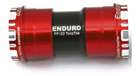 Boîtier de pédalier enduro bearings torqtite bb a/c ss-bb30-24mm-red