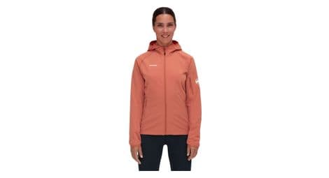 Mammut madris light hooded coral fleece jacket for women