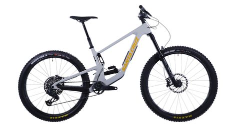 Santa cruz bronson 4.1 mtb a sospensione completa sram gx axs 12s mx (29/27.5'') bianco 2024