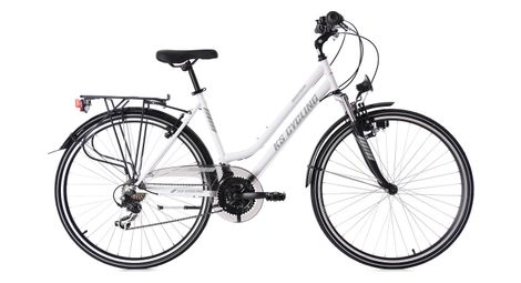 Vtc femme ks cycling montreal 28 shimano tourney 7v blanc