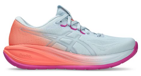asics gel cumulus 28 sunny sizzle blue pink women s running shoes