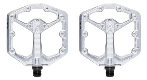 crankbrothers stamp 7 small silver edition flat pedals high polished silver