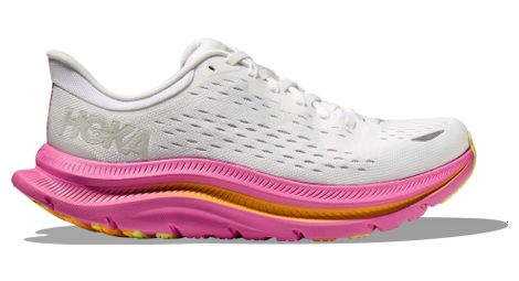 Zapatillas de running hoka kawana para mujer blanco rosa