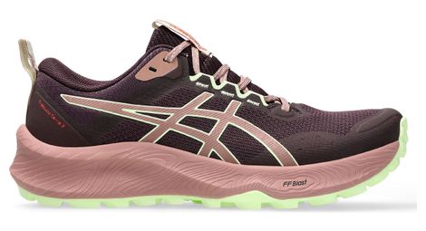 asics gel trabuco terra 3 women s trail running shoes purple green