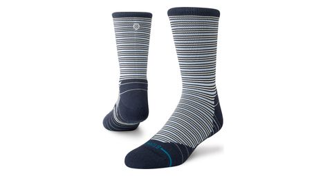 Chaussettes stance performance shimmy mid crew bleu / blanc