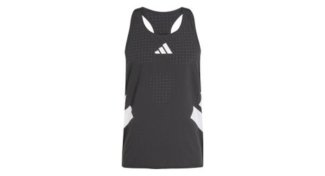 adidas adizero road to records tank top black homme