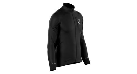 Veste coupe-vent compressport hurricane windproof noir