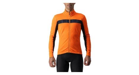 Veste castelli mortirolo vi orange bleu
