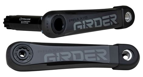 Praxis girder carbon direct mount kurbeln (ohne gehäuse) schwarz