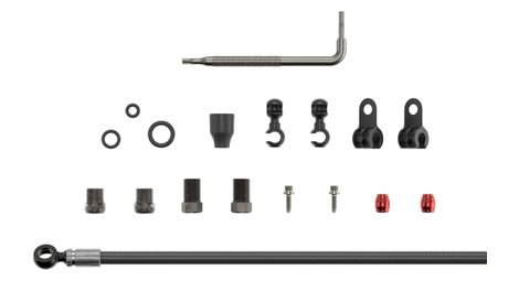 Kit de latiguillos hidráulicos para frenos de disco sram banjo negro (2000 mm) negro