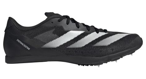 Zapatillas de atletismo unisex adidas performance distancestar negro blanco