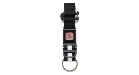 Schlüsselanhänger chrome mini buckle schwarz