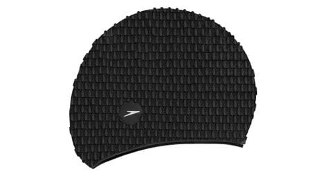 Speedo bubble swim cap black