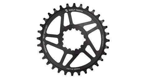 Plato de montaje directo wolf tooth para sram boost 3 mm drop-stop a negro