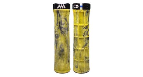 Paire de grips all mountain style ams berm jaune camo