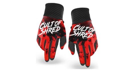 Paire de gants longs loose riders cult rouge