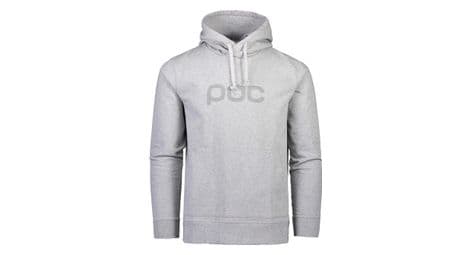 Poc hood hoodie sweat grau melange