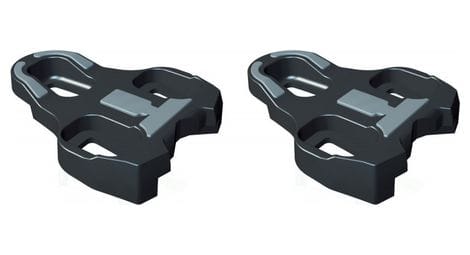 Cales pedales automatique compatible look keo angle 0° noir / gris .