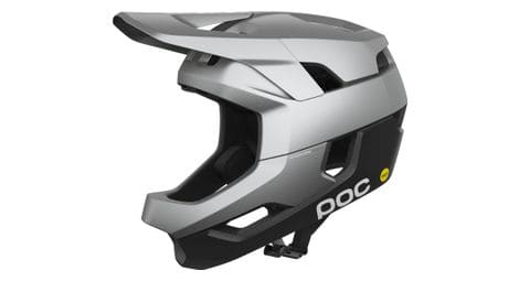 Casque integral poc otocon race mips noir gris argent