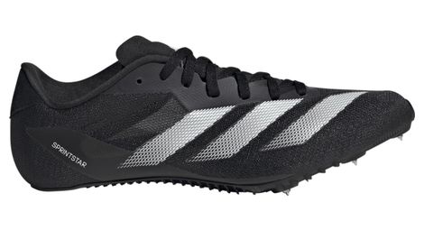 adidas performance sprintstar black white unisex track amp field shoes