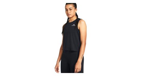 Débardeur crop under armour vanish energy noir femme