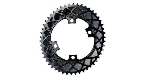 Plateau ovale absoluteblack premium oval chainring 110/4 bcd pour shimano 11 v noir