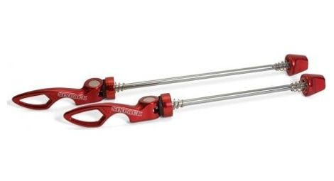 Paire d'axe de roue quickreleases cr-mo sixpack-racing chopstix (av et ar)