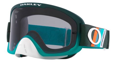 Oakley o-frame 2.0 pro mtb troy lee design hunter green stripes / dark grey gläser / ref: oo7117-17