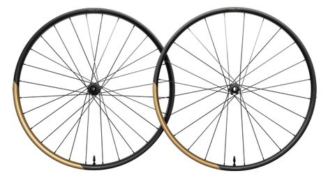 Juego de ruedas oquo mountain performance mp30ltd 29'' | boost 15x110 - 12x148 mm | center lock | negro metalizado dorado arena mate