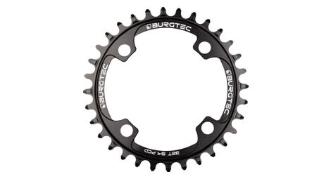 Burgtec Thick Thin Rundes Kettenblatt 94 mm BCD 9/10/11/12V Schwarz