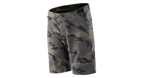 Troy lee designs flowline shifty shell spray camo militar pantalones cortos 30 us