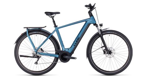 Vélo de ville électrique cube kathmandu hybrid one 750 shimano deore 10v 750 wh 700 mm bleu 2023