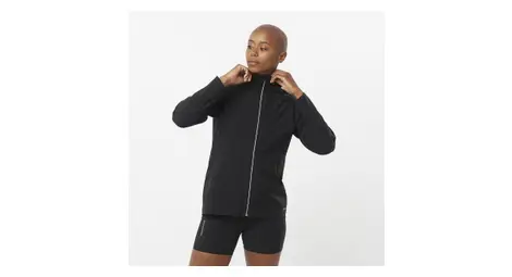 Salomon bonatti trail waterproof jacket black women's m
