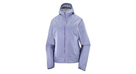 Chaqueta impermeable salomon bonatti wp azul mujer