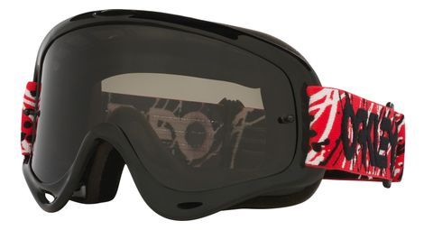 Oakley o-frame mx veiligheidsbril rood eddie / donkergrijs / ref : oo7029-92