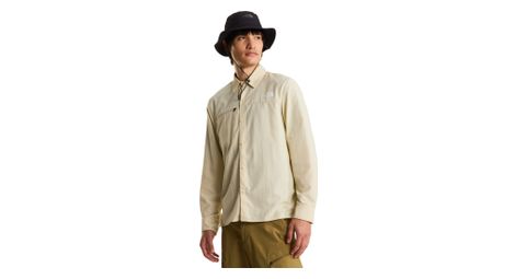 Camisa de manga larga The North Face Compressible, color beige, para hombre
