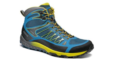 Chaussures de Randonnée Asolo Grid Mid GV Gore-Tex Bleu Jaune Homme