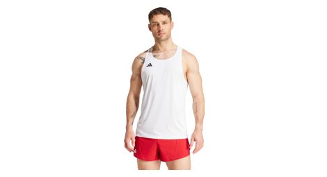 adidas Adizero Tanktop Weiß Herren