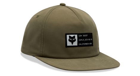 Casquette fox vision ajustable khaki