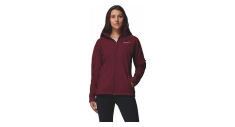Veste softshell femme columbia cascade ridge iii bordeaux