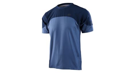 troy lee designs drift blue short sleeve jersey