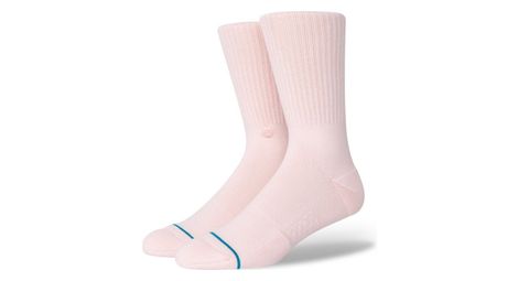 Stance icon classic crew socks pink 35-37